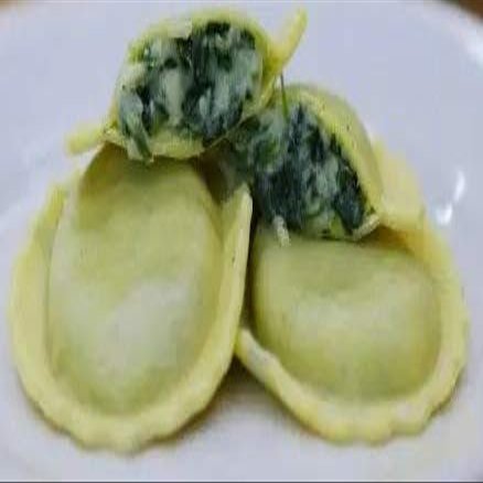 Seviroli Foods Large Round Spinach and Mozzarella Ravioli Pasta, 5 Pound -- 2 per case.