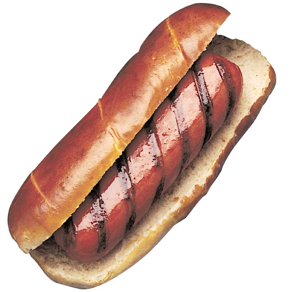 J and J Snack Texas Twist Gourmet Soft Pretzel Hot Dog Bun, 3.2 Ounce -- 50 per case.