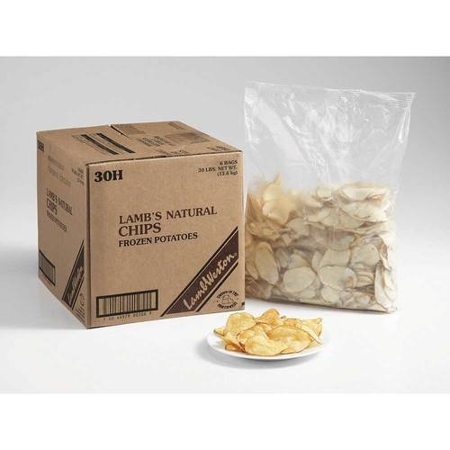 Lamb Weston Natural Potato Chips Fry, 5 Pound -- 6 per case.