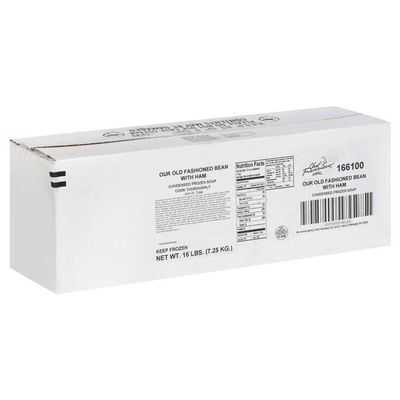 Chef Francisco Old Fashioned Bean Soup with Ham - 4 lb. tub, 4 per case