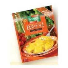 Seviroli Foods Medium Square Cheese Ravioli Pasta, 4 Pound -- 2 per case.
