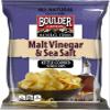 Boulder Canyon Malt Vinegar and Sea Salt Kettle Cooked Potato Chips - 1.5 oz. bag, 55 per case view 1