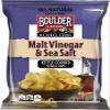 Boulder Canyon Malt Vinegar and Sea Salt Kettle Cooked Potato Chips - 1.5 oz. bag, 55 per case view 2