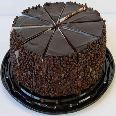 Mikes Pies BTYM 2 Layer Chocolate Cake - 10 Cut, 4.8 Pound -- 2 per case.
