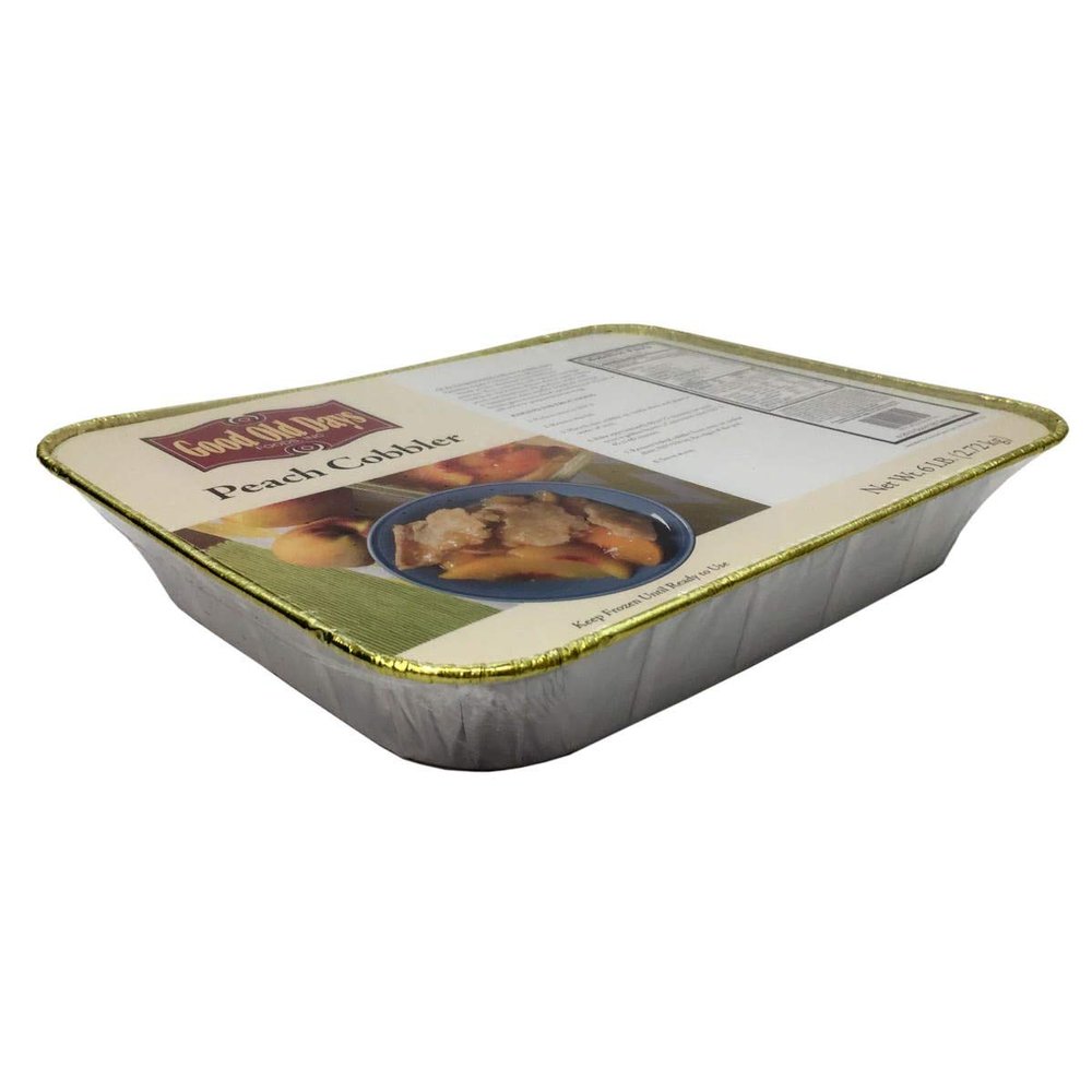 Good Old Days Country Kitchen Peach Cobbler, 6 Pound -- 4 per case.
