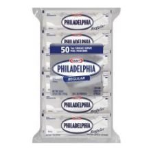 Kraft Philadelphia Cream Cheese Spread - Pouch, 50 to 1 Ounce -- 6 per case.
