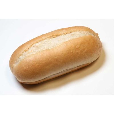 Rotellas White Sliced Split Top Hoagie, 5 inch - 6 per pack -- 9 packs per case.