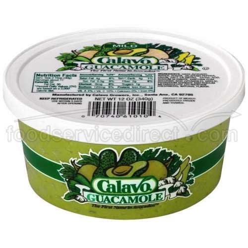 Calavo Mild Guacamole, 12 Ounce -- 6 per case.