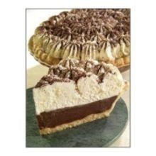 Foxtail 10 Inch Thaw N Serve No Sugar Added Chocolate And Cream Pie, 43 Ounce, 4 Per Case