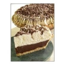Foxtail 10 Inch Thaw N Serve No Sugar Added Chocolate And Cream Pie, 43 Ounce, 4 Per Case