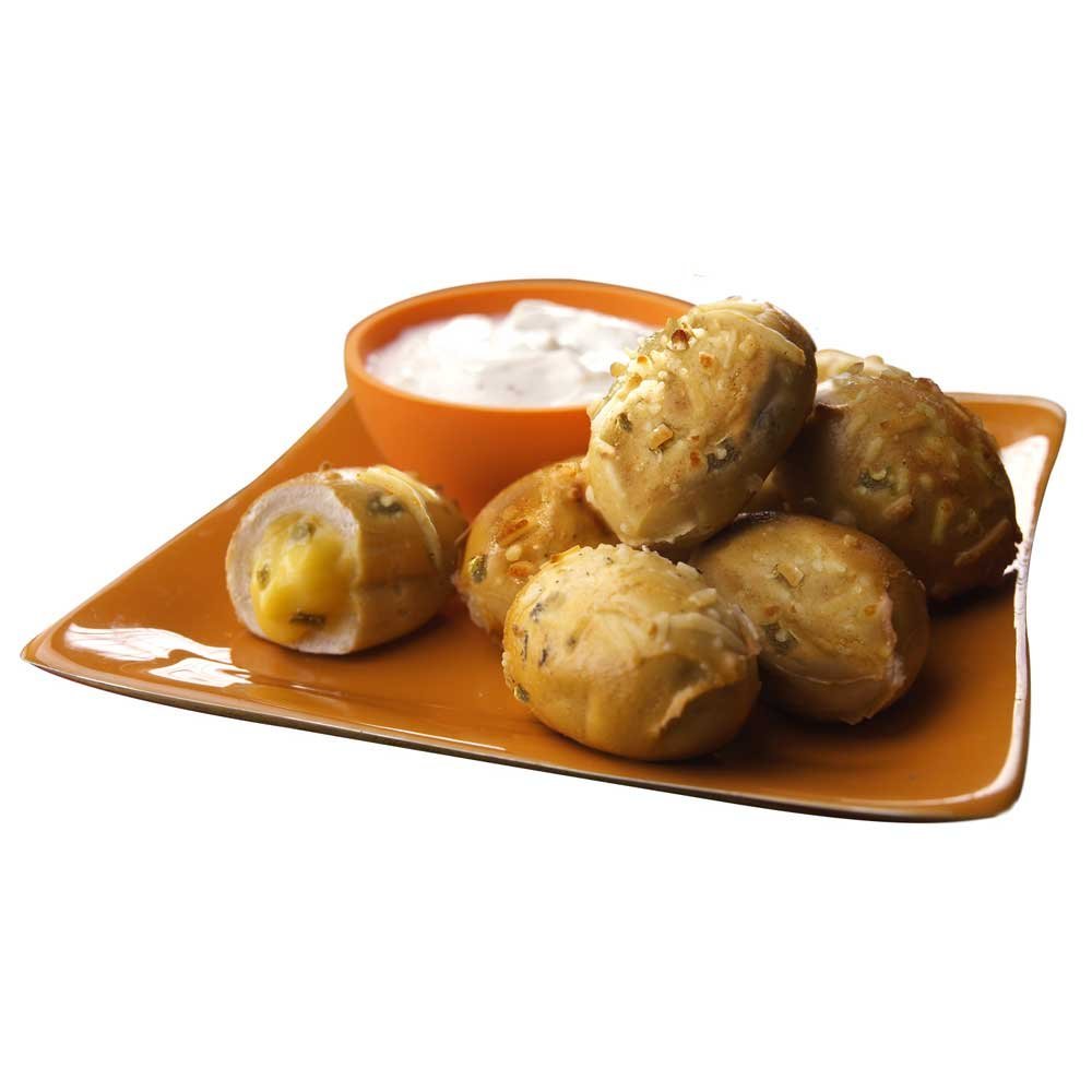 J and J Snack Poppers Jalapeno Super Pretzel, 0.5 Ounce -- 240 per case.