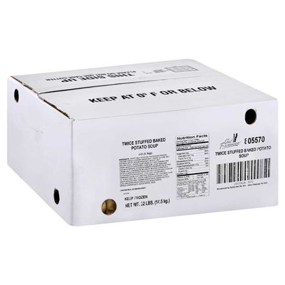 Chef Francisco Twice Baked Stuffed Potato Soup - 8 lb. bag, 4 per case