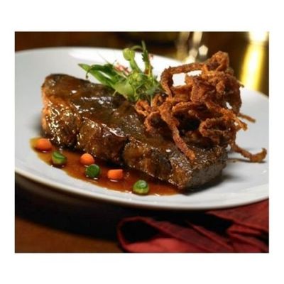 Bonewerks Culinarte Demi Glace Braised Boneless Beef Short Ribs -- 20 per case.