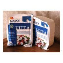 Kolios PDO Vacuum Chunk Dry Greek Feta Cheese, 1 Pound -- 12 per case.