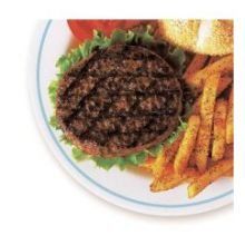 Thick N Juicy Black Angus 4-1 Beef Patty Hamburger, 60 Pieces of 4 Ounce, 15 Pound -- 1 each.