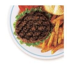 Thick N Juicy Black Angus 4-1 Beef Patty Hamburger, 60 Pieces of 4 Ounce, 15 Pound -- 1 each.