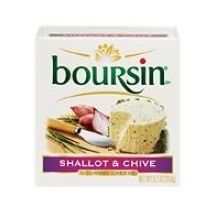 Boursin Shallot and Chive Cheese Spreadable, 5.2 Ounce -- 6 per case.