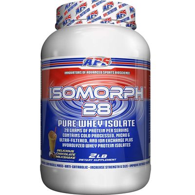APS Nutrition IsoMorph 28 Protein Powder | Pure Whey Isolate | Cold Pressed, Ultra- Filtered, & Ion Exchange Isolates | 28g Protein | 2 Pound (Chocolate Milkshake)
