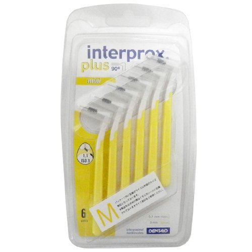 Interprox Plus Interdental Brush 6 Count (M (Yellow))