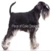 3" Round ~ Miniature Schnauzer Dog Breed ~ Edible Cake/Cupcake Topper!!! view 1