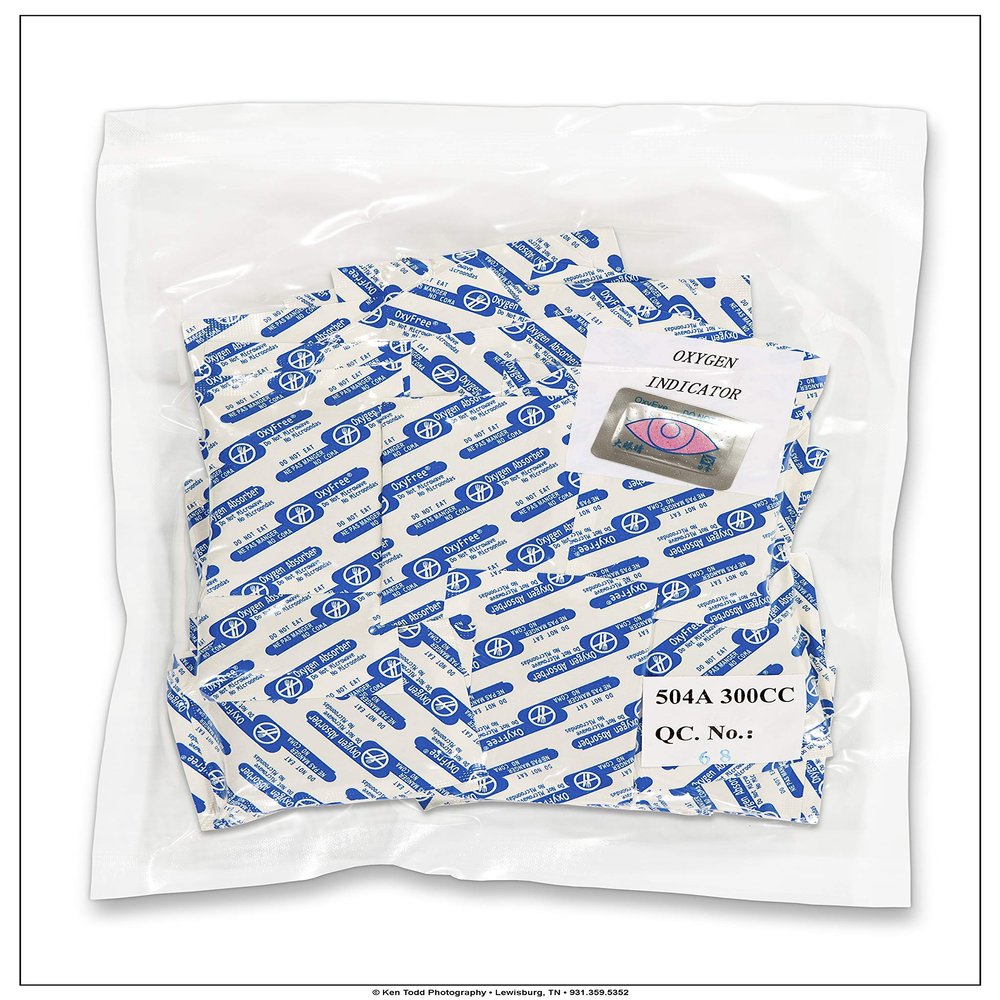 (100) 300cc Oxygen Absorbers For Use with Mylar Bags and Long Term Food Storage