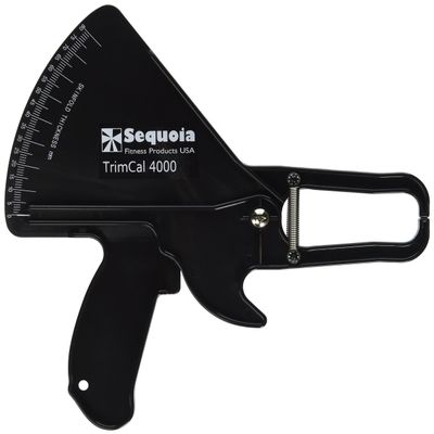 Sequoia Fitness TrimCal 4000 Body Fat Caliper (Black) [Health and Beauty] with Fat% Chart