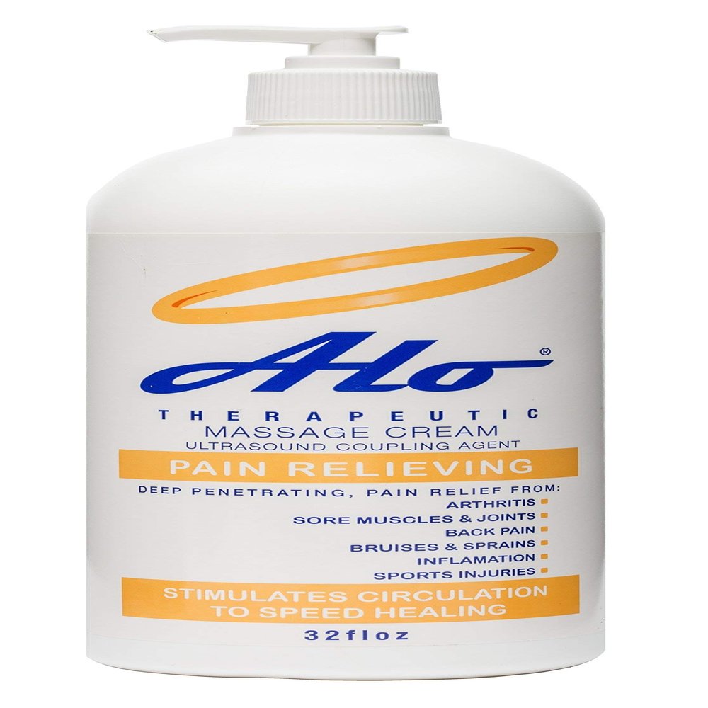 ALO Pain Relief Cream Therapy(32 oz with Pump) for Arthritis, Back Pain, Sciatica, Plantar Fasciitis, Tennis Elbow, Sore Muscles & Joints Inflammation - Working Out Aches, Acute Pain and Chronic Pain