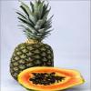 Fruit Combo Special (2 Pieces of Hawaiian Pineapple and 2 Pieces Hawaiian Papaya) view 1