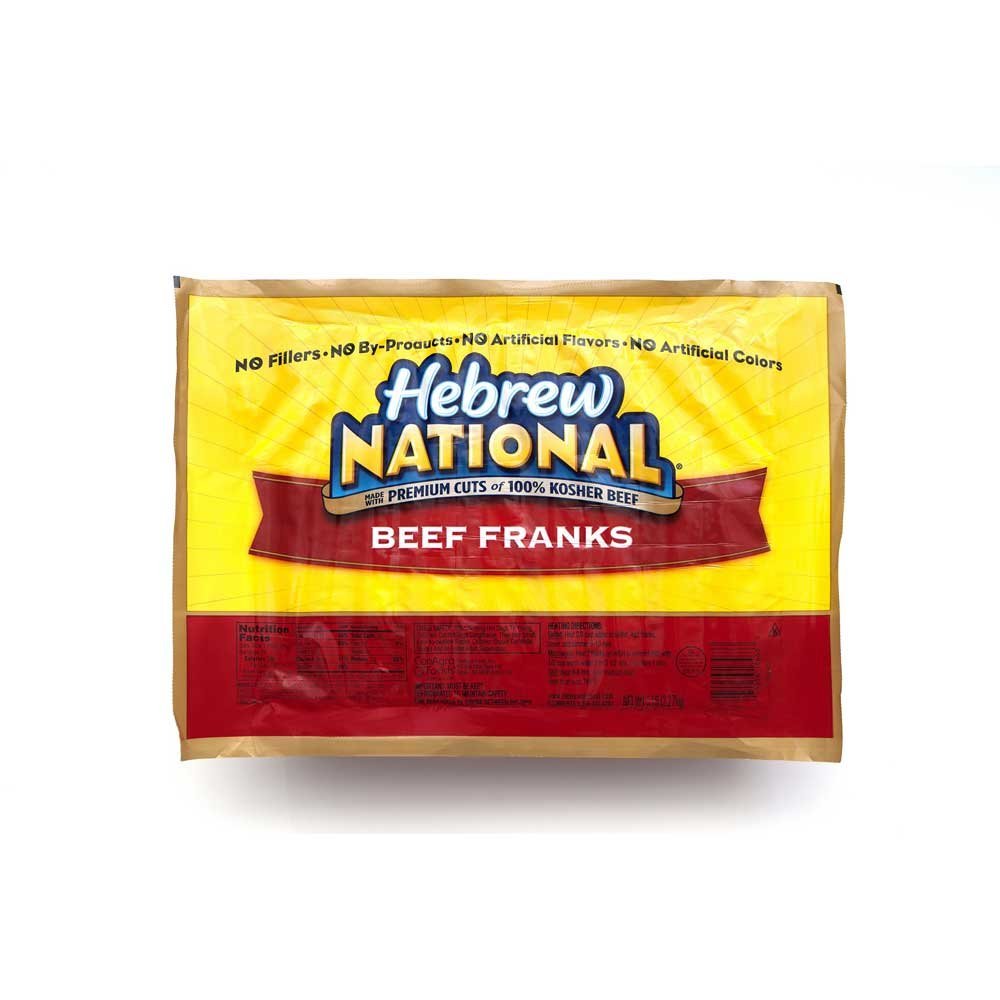 Conagra Hebrew National Beef Frank, 5 Pound -- 4 Per Case