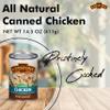 Keystone All Natural Canned Chicken 14.5 Oz Fully Cooked | No Water Added | Ready to Meat | Quick Meals Emergency Survival Food Canned Meat Pack of 1 view 4