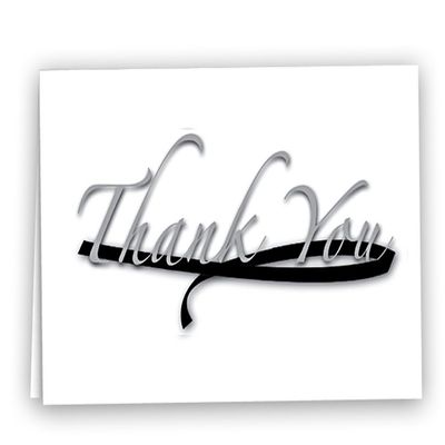 12 Black Ribbon Note Cards for Melanoma Awareness