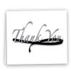 12 Black Ribbon Note Cards for Melanoma Awareness view 1