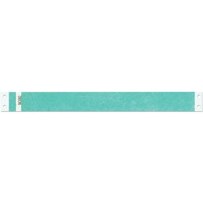 Tyvek Wristbands - Securband 1 Inch - Economical Water Resistant and Comfortable - Aqua - 1000 Pieces Per Box