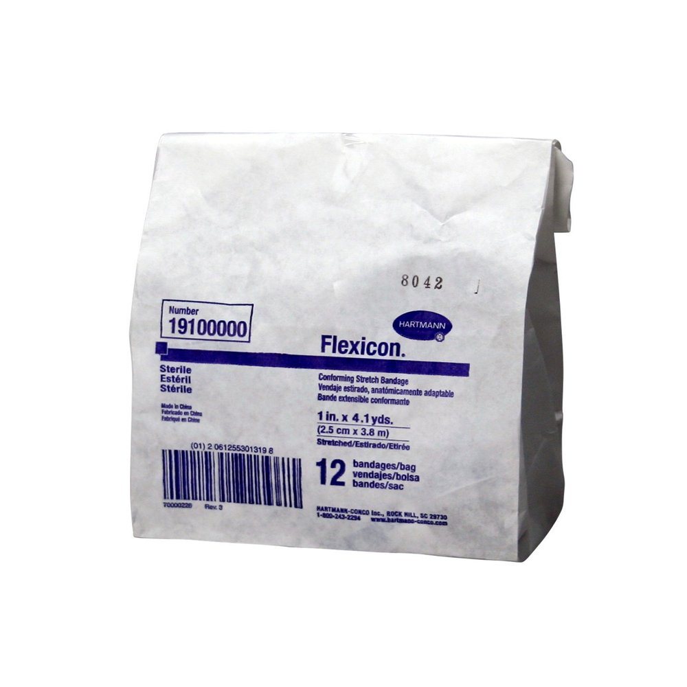 1"x4.1 yd. Conforming gauze roll bandage, sterile