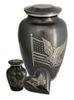 Eagle and Flag Brass Cremation Urns view 1