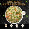 Aahu Barah Basmati Sela Rice - Extra-Long Grain for Superior Culinary Delights 10lb Pack view 4