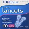 Trueplus Sterile Lancets, 28 Gauge, 100 Count view 1