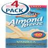 Blue Diamond Natural Almond Breeze Almond Milk Vanilla -- 32 fl oz Each / Pack of 4