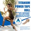 Phiten X30 Titanium Power Tape Roll - Water-Resistant Kinesiology Tape for Muscle, Knee, Shoulder and Joint Support - Professional Sports Therapeutic Athletic Kinesio Tape - Beige, 2 x 14.7 view 2