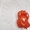 World of Moulds 4 Cavity Cartoon Crab Soap/Bath Bomb Mold M48 view 4