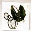 10 Count Baby Carriage Flat Cards and White Envelopes. Ribbons are also included view 1