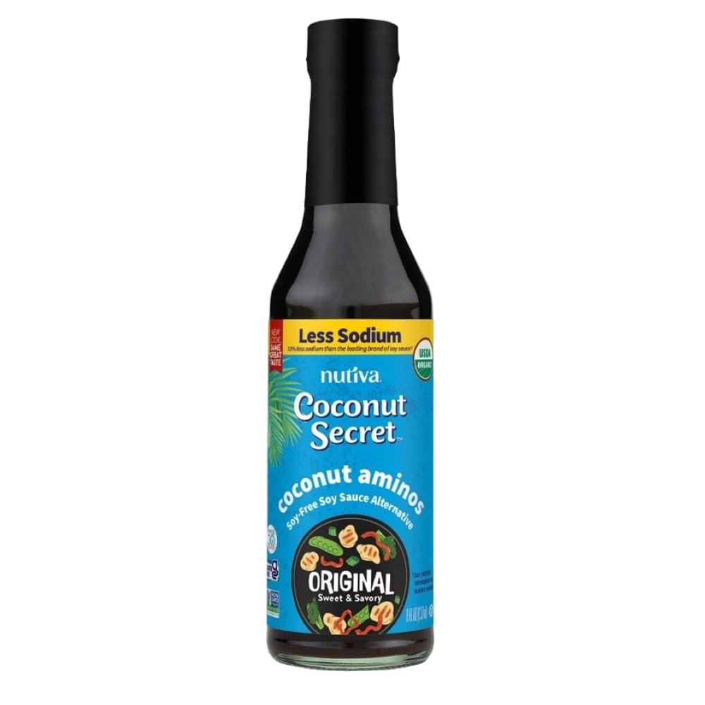 Coconut Secret Coconut Aminos Soy-Free Seasoning Sauce -- 8 fl oz