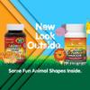 Natures Plus Animal Parade Sugar-Free Children's Vitamin D3 - 500 IU - Black Cherry Flavor - 90 Chewable Animal Shaped Tablets - Bone Health & Immune System Support - 90 Servings view 2