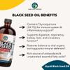 Amazing Herbs Egyptian Black Seed Oil - Gluten Free, Non GMO, Cold Pressed Nigella Sativa Aids in Digestive Health, Immune Support, Brain Function, Mild Flavor - 16 Fl Oz view 4