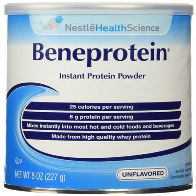 Beneprotein Unflavored Instant Protein Powder, 8 Ounce Canister