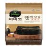 bibigo Roasted Seaweed Snack, Korean-Style Savory Seasoned with Salt and Sesame Oil, 5g (8-Pack) view 1