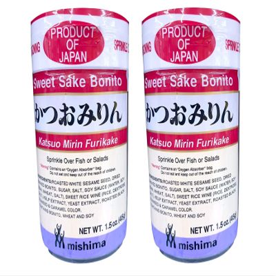 Mishima Katsuo Mirin Furikake Seasoning, 1.50z (Pack of 2)