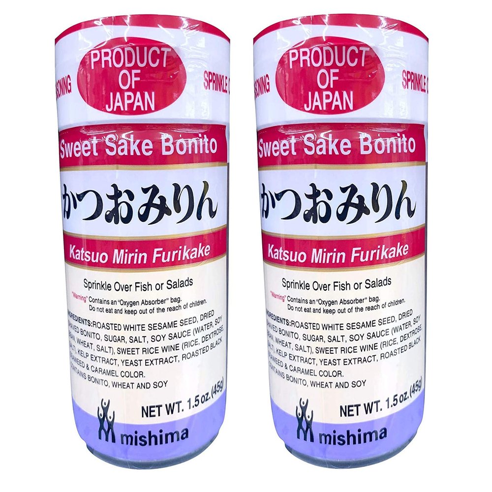 Mishima Katsuo Mirin Furikake Seasoning, 1.50z (Pack of 2)