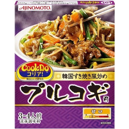 Ajinomoto Japan CooKDo Korean Bulgogi 3-4 servings x 4 boxes
