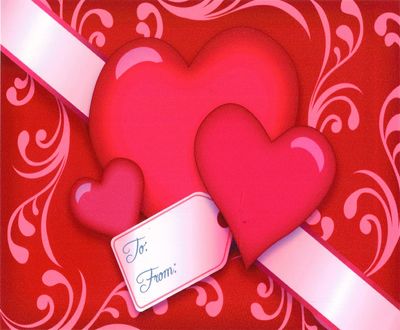 3" Round ~ Valentine's Day Present ~ Edible Cake/Cupcake Topper!!!